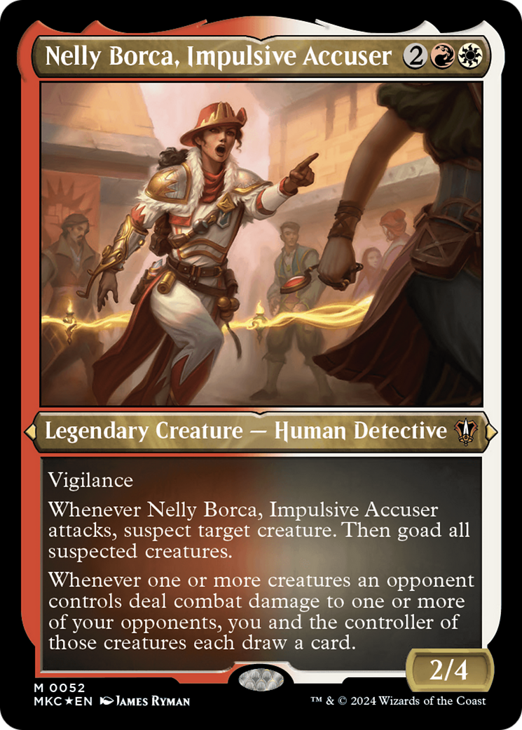 Nelly Borca, Impulsive Accuser (Display Commander) [Murders at Karlov Manor Commander] | Gear Gaming Fayetteville