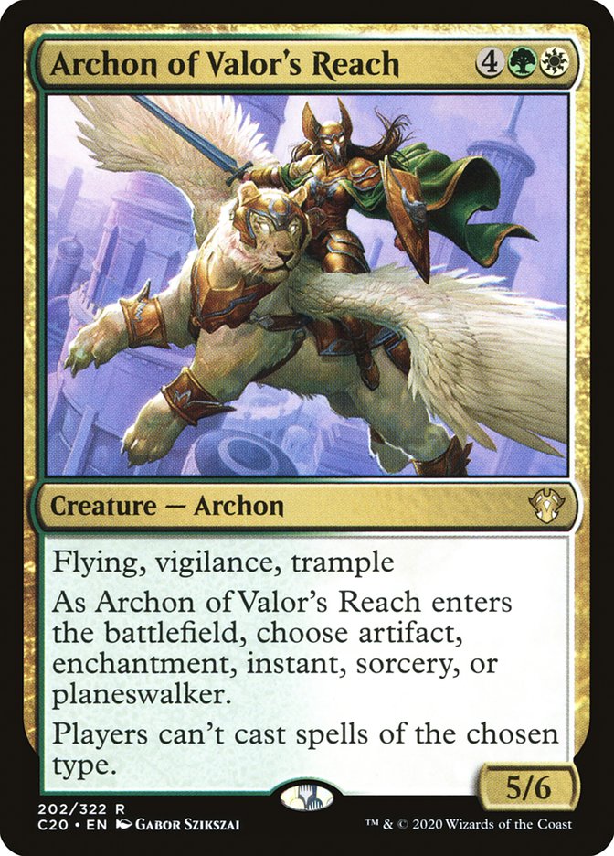 Archon of Valor's Reach [Commander 2020] | Gear Gaming Fayetteville