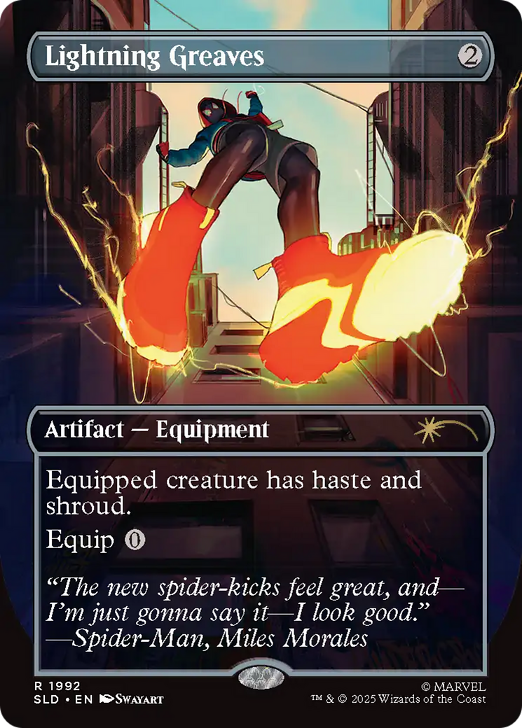 Lightning Greaves (1992) (Rainbow Foil) [Secret Lair Drop Series] | Gear Gaming Fayetteville