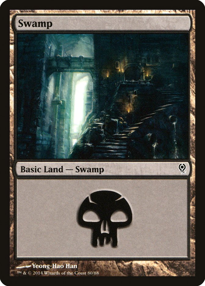 Swamp (80) [Duel Decks: Jace vs. Vraska] | Gear Gaming Fayetteville