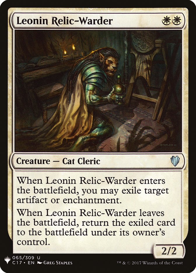 Leonin Relic-Warder [Mystery Booster] | Gear Gaming Fayetteville