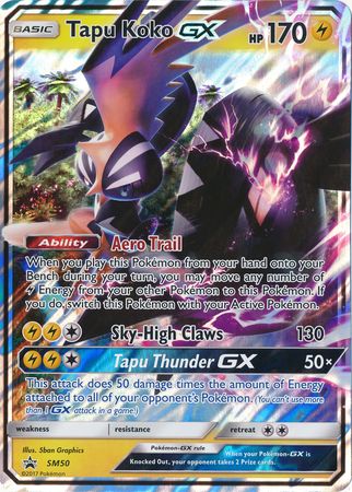Tapu Koko GX (SM50) (Jumbo Card) [Sun & Moon: Black Star Promos] | Gear Gaming Fayetteville