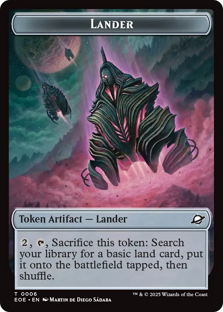 Beast (0006) // Lander Double-Sided Token [Edge of Eternities Tokens] | Gear Gaming Fayetteville