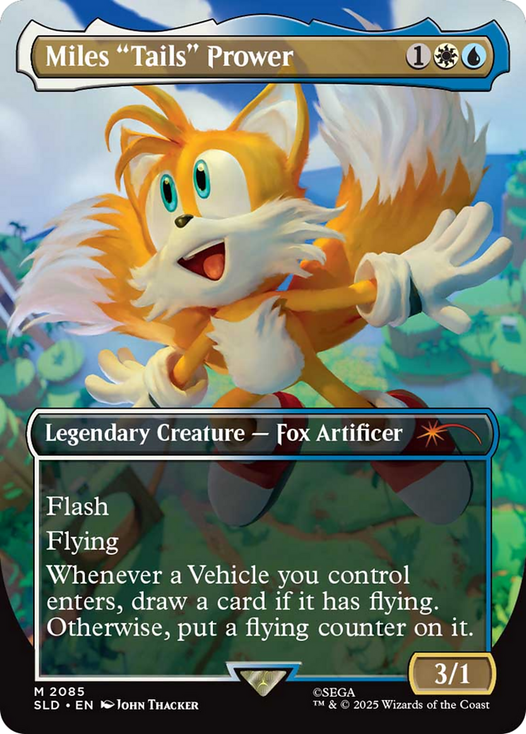 Miles "Tails" Prower (Rainbow Foil) [Secret Lair Drop Series] | Gear Gaming Fayetteville