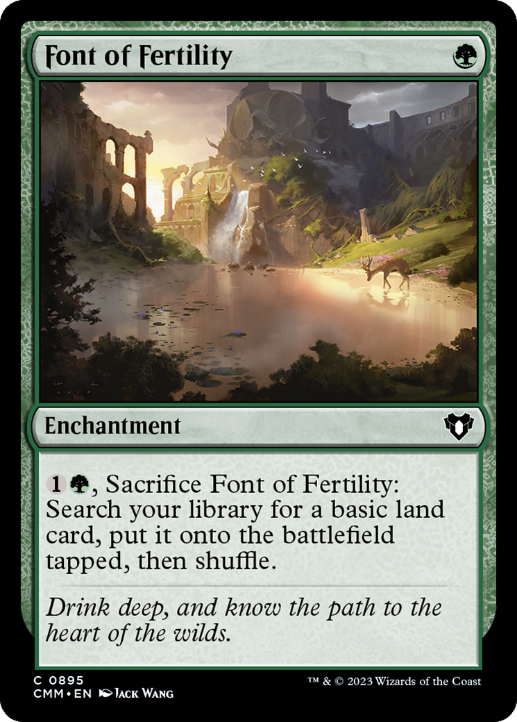 Font of Fertility [Commander Masters] | Gear Gaming Fayetteville