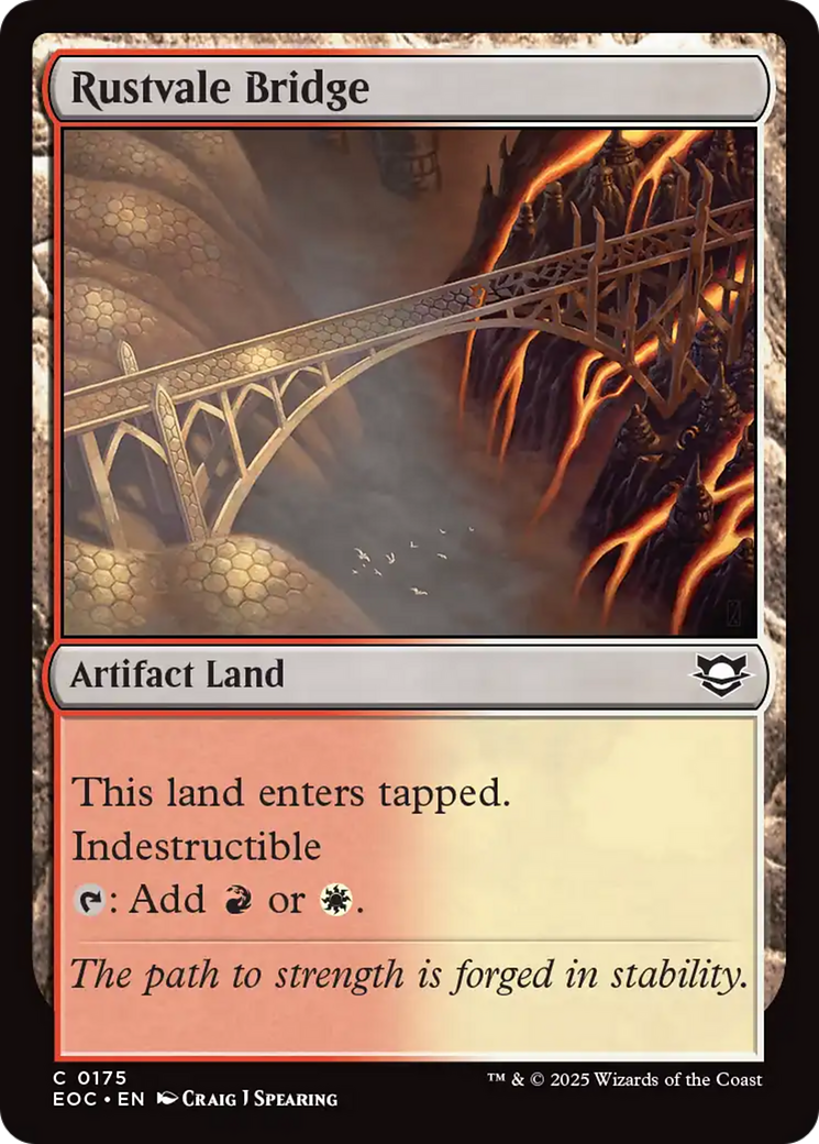 Rustvale Bridge [Edge of Eternities Commander] | Gear Gaming Fayetteville