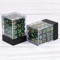 Green Pearl 12mm D6 block of 36 dice | Gear Gaming Fayetteville