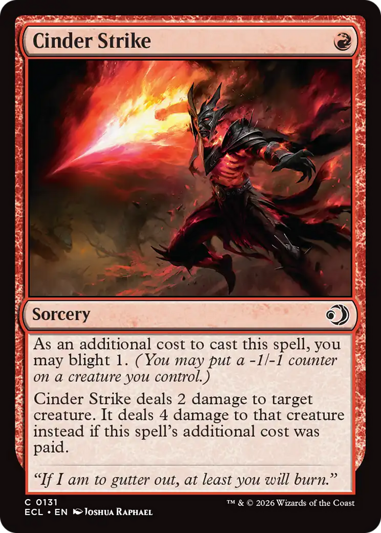Cinder Strike [Lorwyn Eclipsed] | Gear Gaming Fayetteville