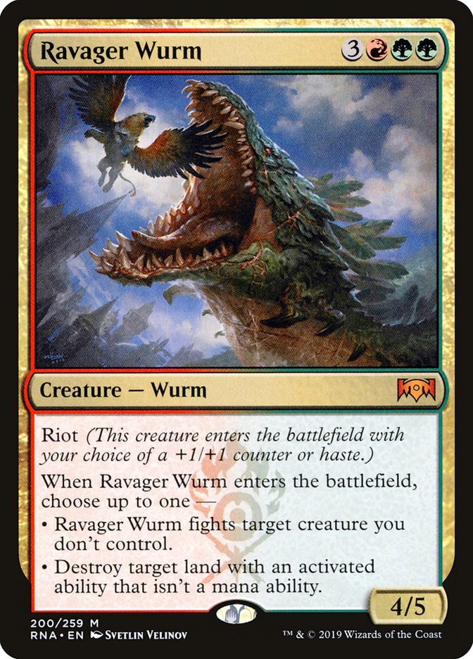 Ravager Wurm [Ravnica Allegiance] | Gear Gaming Fayetteville