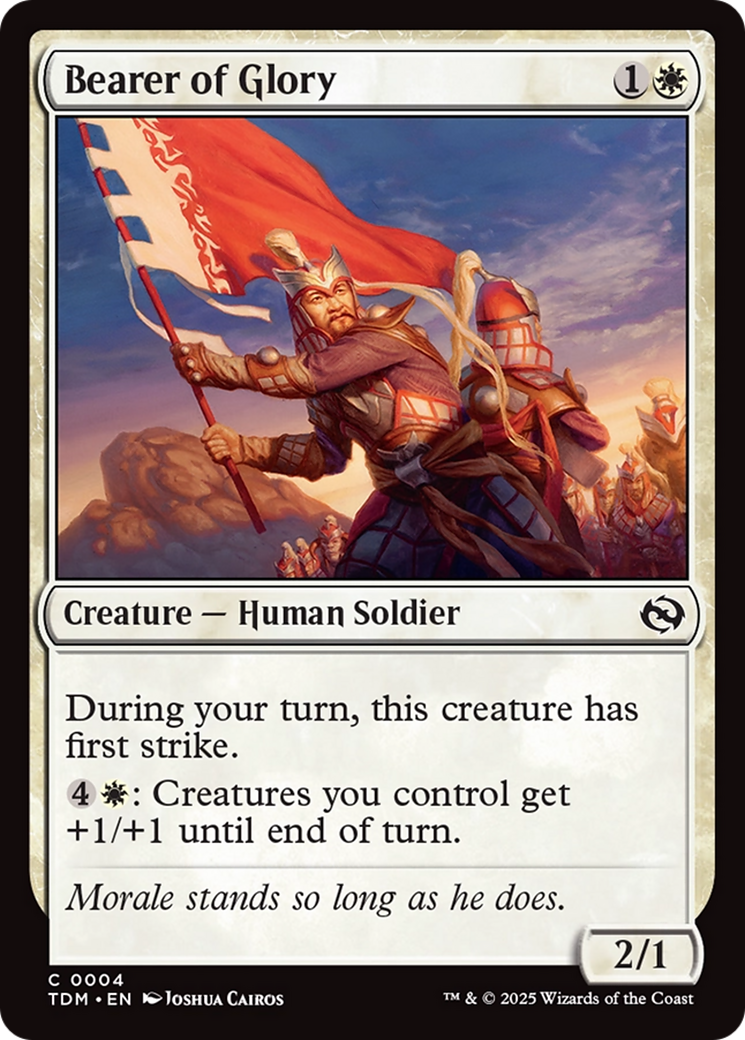 Bearer of Glory [Tarkir: Dragonstorm] | Gear Gaming Fayetteville