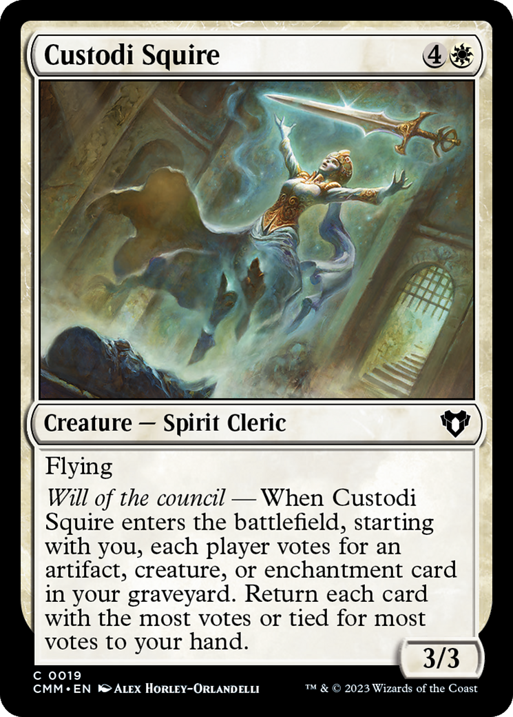 Custodi Squire [Commander Masters] | Gear Gaming Fayetteville