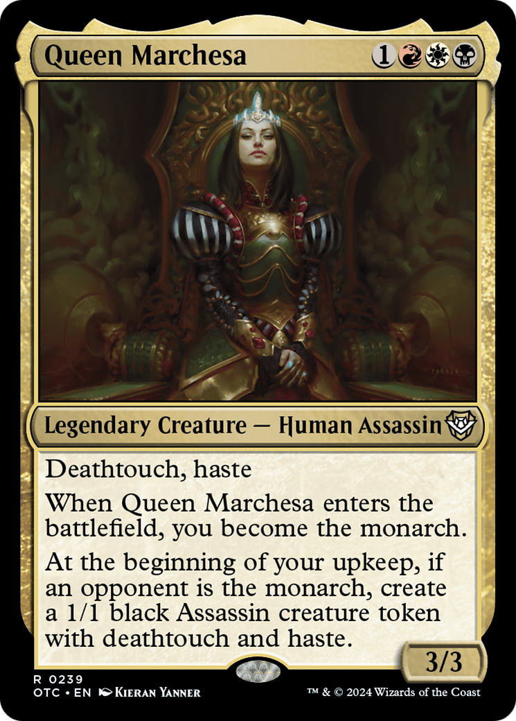 Queen Marchesa [Outlaws of Thunder Junction Commander] | Gear Gaming Fayetteville