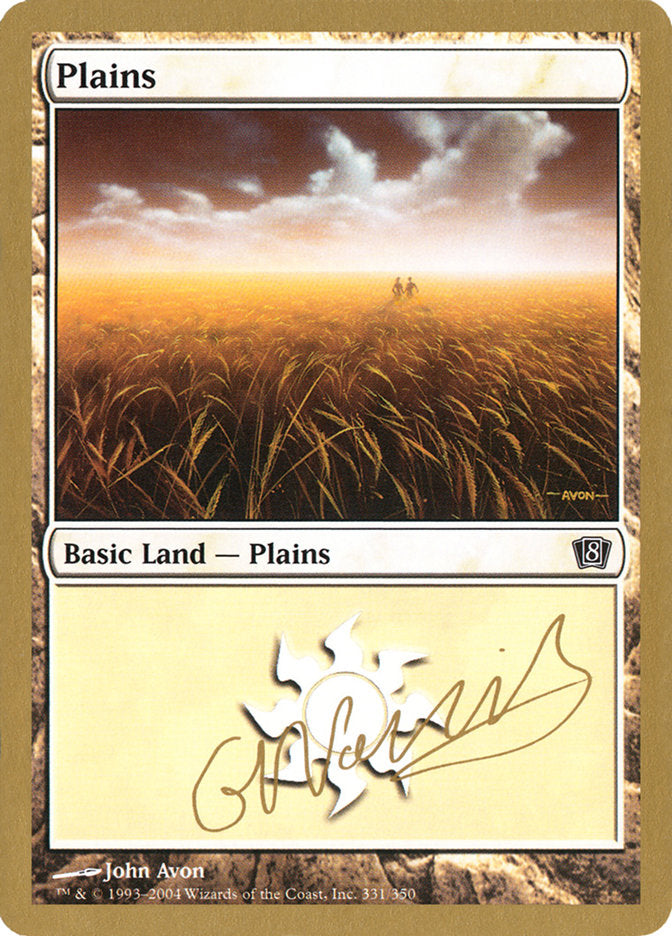 Plains (gn331) (Gabriel Nassif) [World Championship Decks 2004] | Gear Gaming Fayetteville