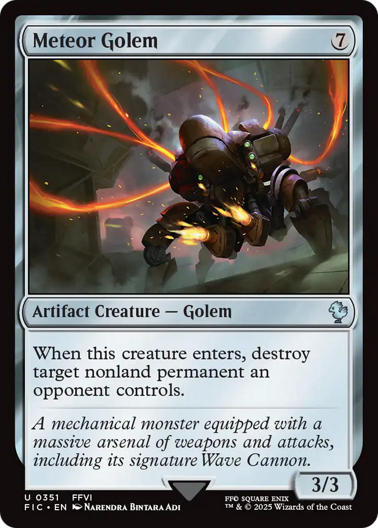 Meteor Golem [FINAL FANTASY Commander] | Gear Gaming Fayetteville