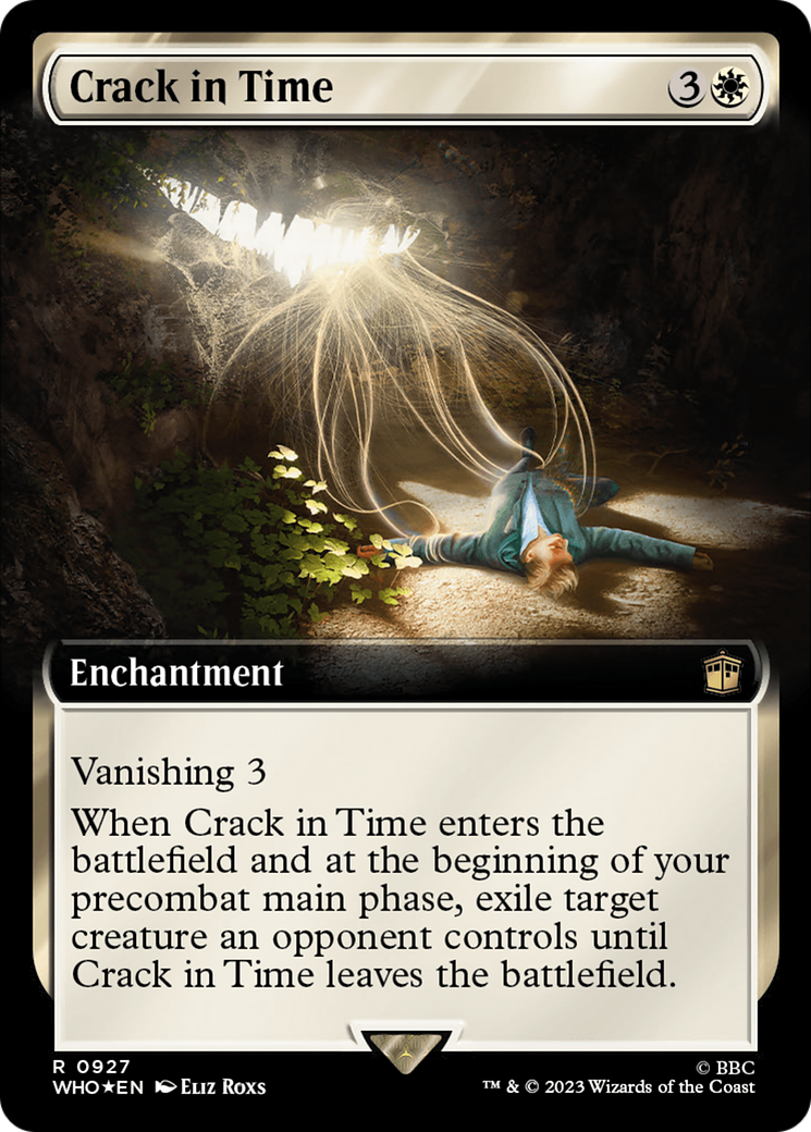 Crack in Time (Extended Art) (Surge Foil) [Doctor Who] | Gear Gaming Fayetteville