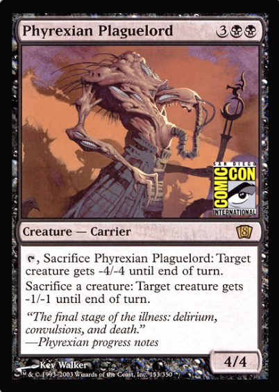 Phyrexian Plaguelord (San Diego Comic Con Oversized) [Oversize Cards] | Gear Gaming Fayetteville