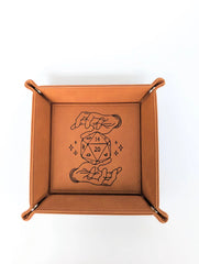 Vegan Leather Dice Rolling Tray | Gear Gaming Fayetteville