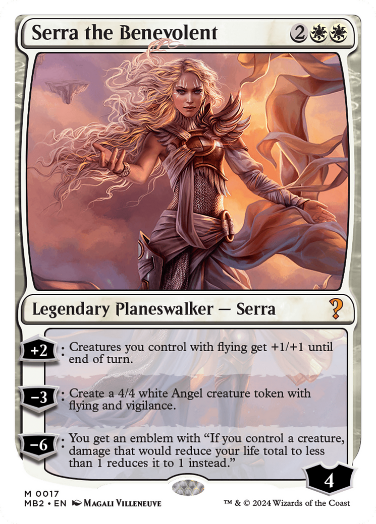 Serra the Benevolent (White Border) [Mystery Booster 2] | Gear Gaming Fayetteville