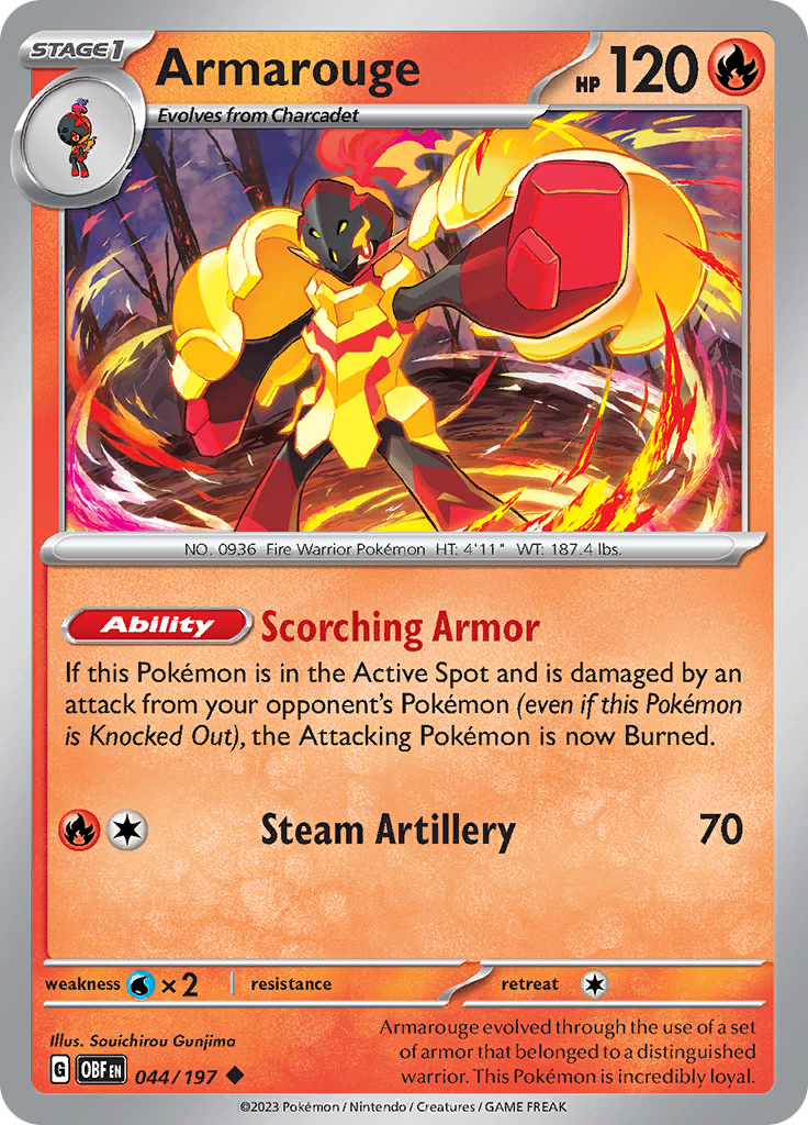 Armarouge (044/197) [Scarlet & Violet: Obsidian Flames] | Gear Gaming Fayetteville