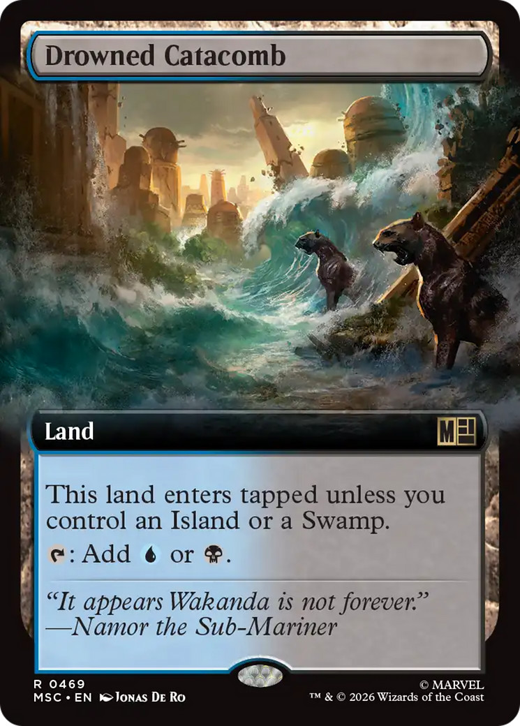 Drowned Catacomb (Extended Art) [Marvel Super Heroes Commander] | Gear Gaming Fayetteville