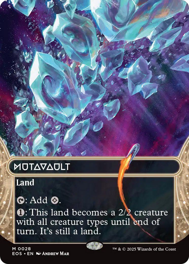 Mutavault (0028) (Borderless) [Edge of Eternities: Stellar Sights] | Gear Gaming Fayetteville