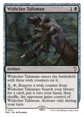 Wishclaw Talisman (White Border) [Mystery Booster 2] | Gear Gaming Fayetteville