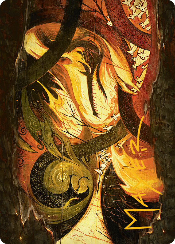 Season of Loss Art Card (Gold-Stamped Signature) [Bloomburrow Art Series] | Gear Gaming Fayetteville