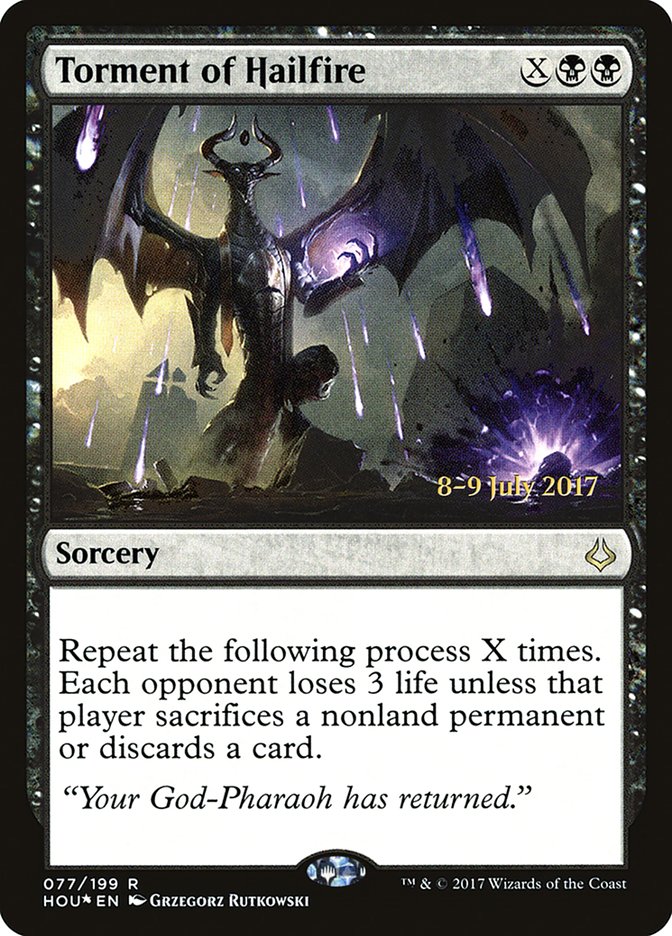 Torment of Hailfire [Hour of Devastation Prerelease Promos] | Gear Gaming Fayetteville