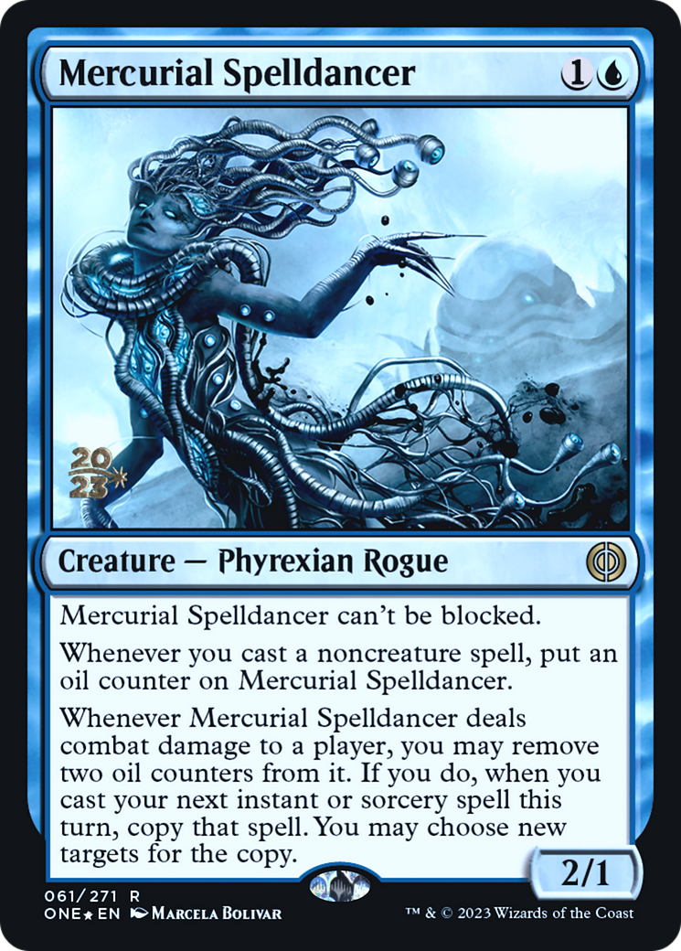 Mercurial Spelldancer [Phyrexia: All Will Be One Prerelease Promos] | Gear Gaming Fayetteville