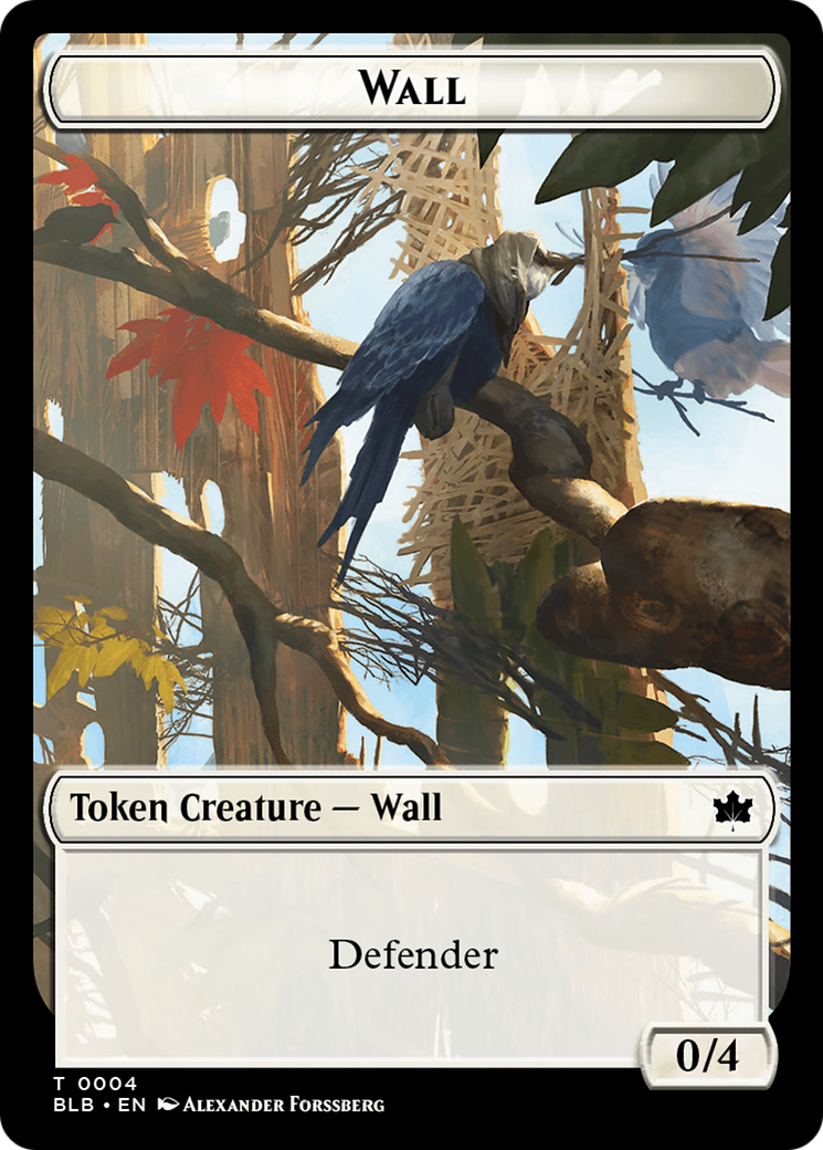 Wall Token [Bloomburrow Tokens] | Gear Gaming Fayetteville