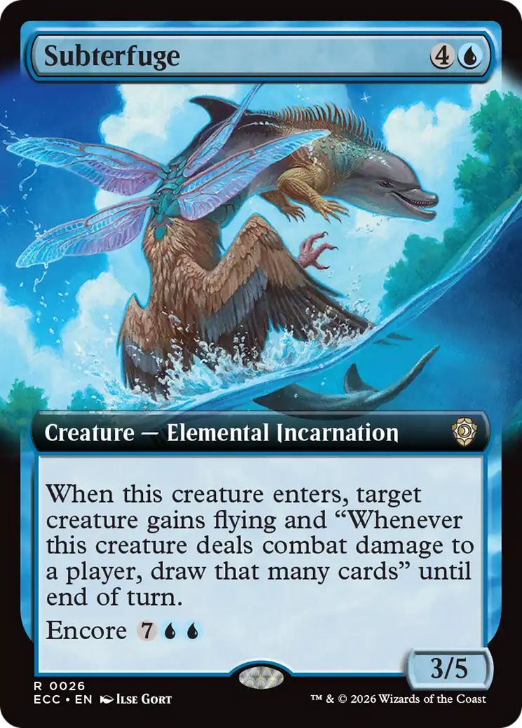 Subterfuge (Extended Art) [Lorwyn Eclipsed Commander] | Gear Gaming Fayetteville
