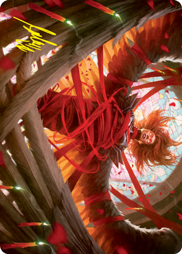 Sigarda's Imprisonment Art Card (Gold-Stamped Signature) [Innistrad: Crimson Vow Art Series] | Gear Gaming Fayetteville