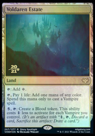 Voldaren Estate [Innistrad: Crimson Vow Prerelease Promos] | Gear Gaming Fayetteville