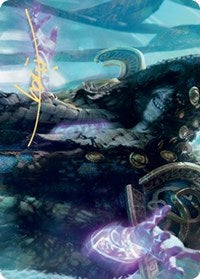 Valki, God of Lies Art Card (Gold-Stamped Signature) [Kaldheim Art Series] | Gear Gaming Fayetteville