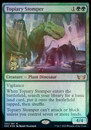 Topiary Stomper [Streets of New Capenna Prerelease Promos] | Gear Gaming Fayetteville