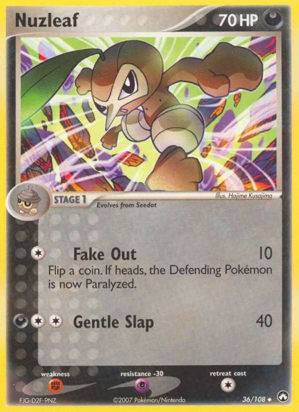 Nuzleaf (36/108) [EX: Power Keepers] | Gear Gaming Fayetteville