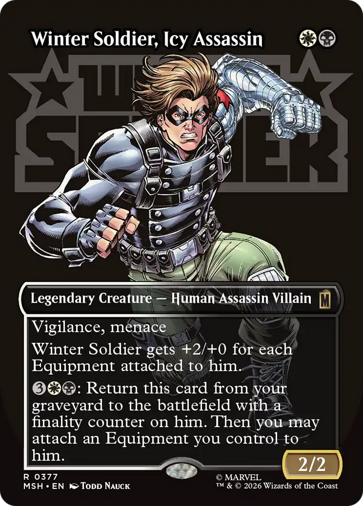 Winter Soldier, Icy Assassin (Borderless) [Marvel Super Heroes] | Gear Gaming Fayetteville