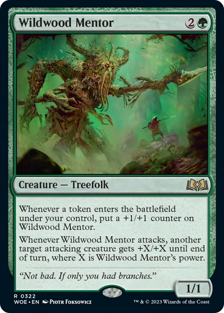 Wildwood Mentor [Wilds of Eldraine] | Gear Gaming Fayetteville