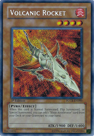 Volcanic Rocket [FOTB-EN000] Secret Rare | Gear Gaming Fayetteville