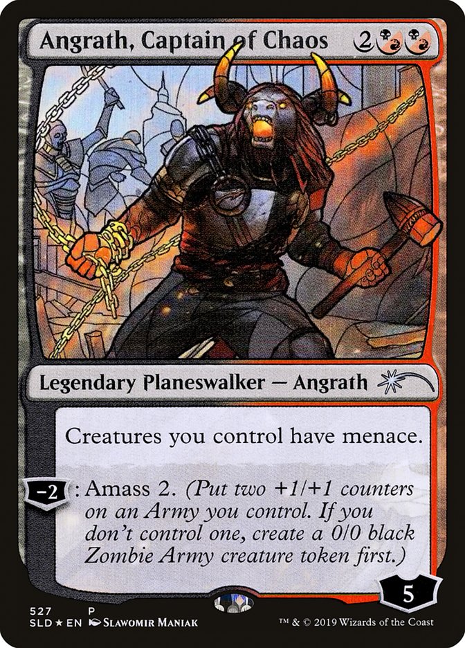 Angrath, Captain of Chaos (Stained Glass) [Secret Lair Drop Promos] | Gear Gaming Fayetteville