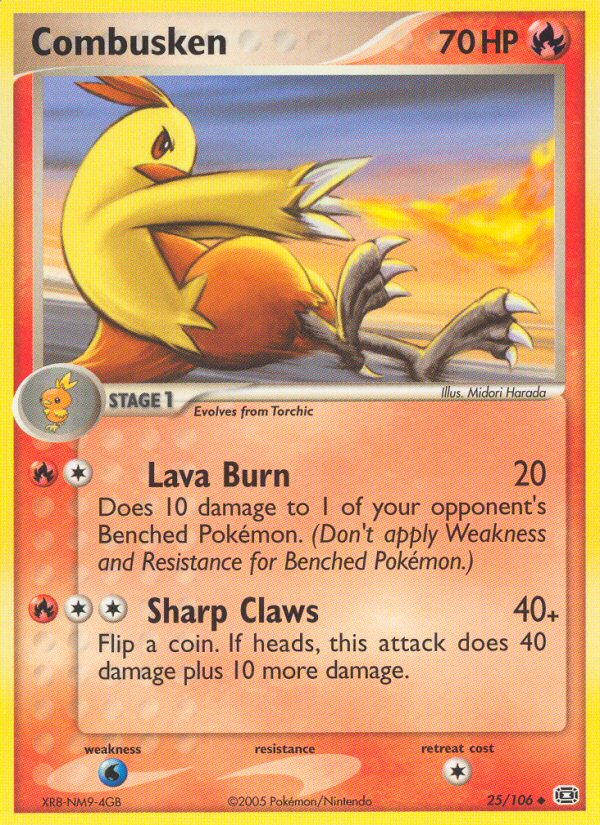 Combusken (25/106) [EX: Emerald] | Gear Gaming Fayetteville