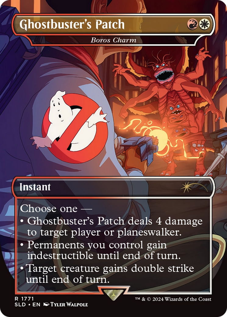 Ghostbuster's Patch - Boros Charm [Secret Lair Drop Series] | Gear Gaming Fayetteville