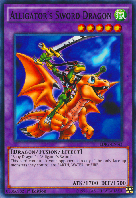 Alligator's Sword Dragon [LDK2-ENJ43] Common | Gear Gaming Fayetteville