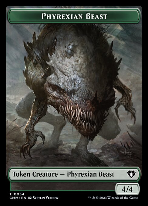 Eldrazi Scion // Phyrexian Beast Double-Sided Token [Commander Masters Tokens] | Gear Gaming Fayetteville