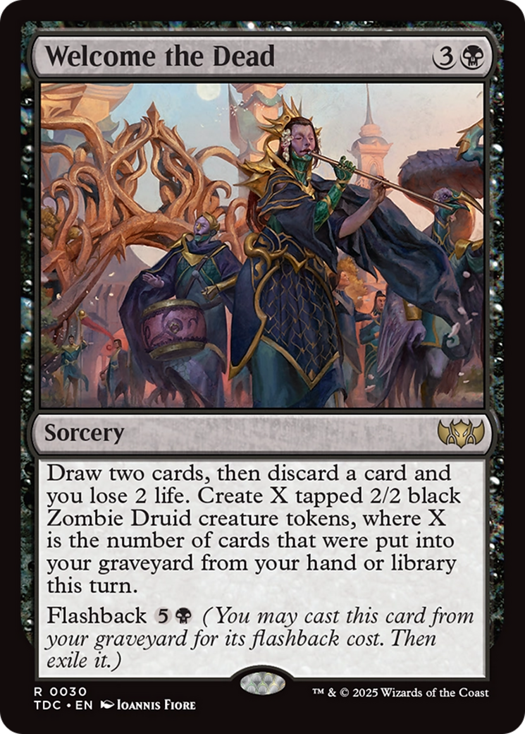 Welcome the Dead [Tarkir: Dragonstorm Commander] | Gear Gaming Fayetteville