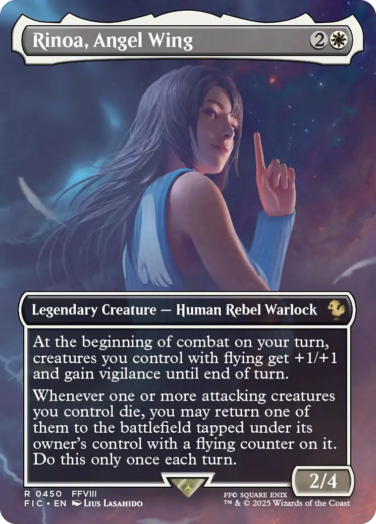 Rinoa, Angel Wing (Borderless) [FINAL FANTASY Commander] | Gear Gaming Fayetteville