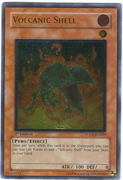 Volcanic Shell [FOTB-EN009] Ultimate Rare | Gear Gaming Fayetteville