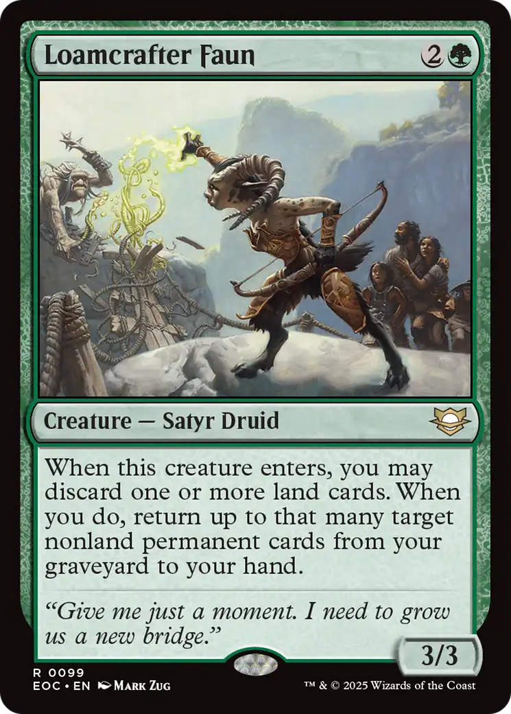 Loamcrafter Faun [Edge of Eternities Commander] | Gear Gaming Fayetteville