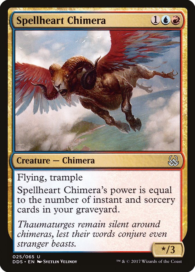 Spellheart Chimera [Duel Decks: Mind vs. Might] | Gear Gaming Fayetteville