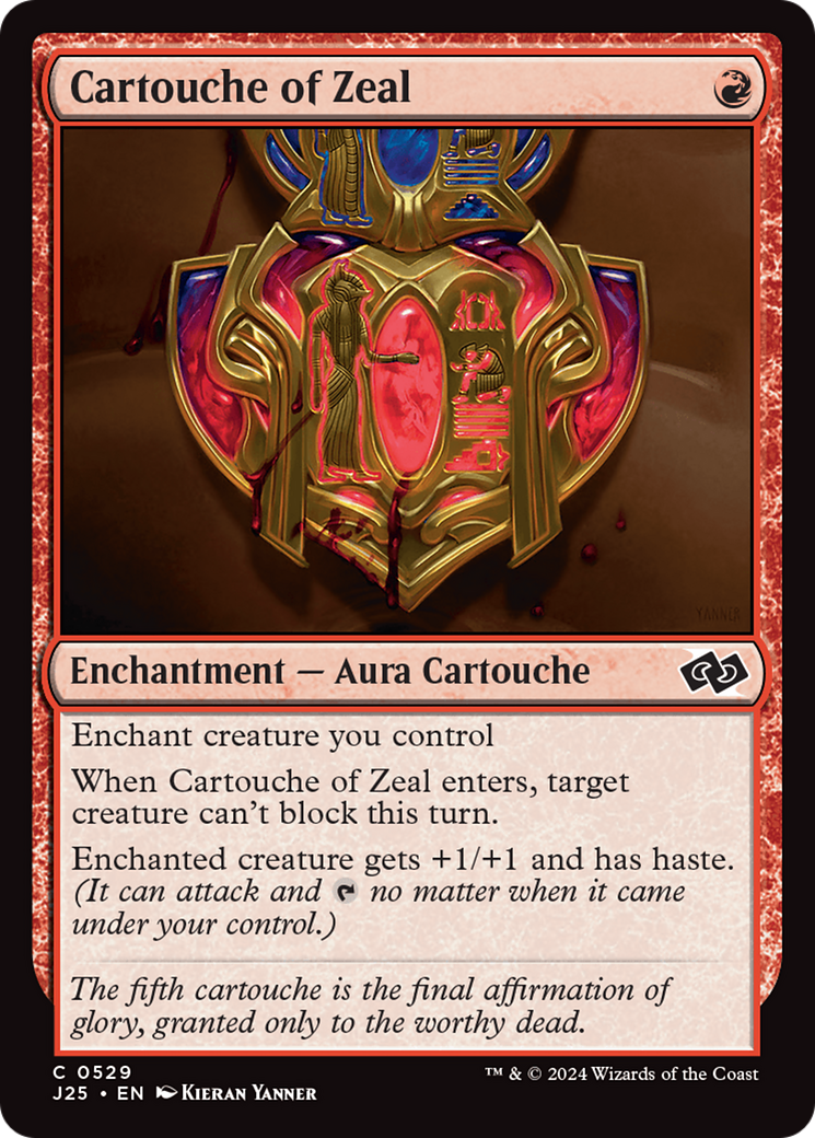 Cartouche of Zeal [Foundations Jumpstart] | Gear Gaming Fayetteville